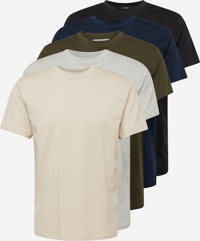 ABOUT YOU Camiseta 'Peter' en navy / verde / negro, Vista del producto