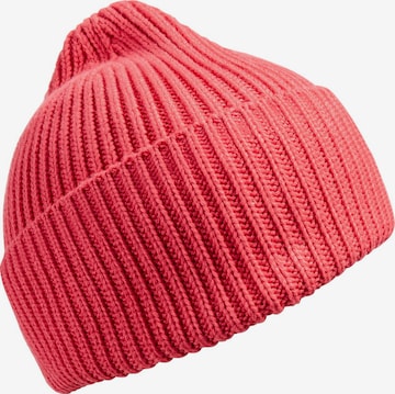 CAMEL ACTIVE Strick-Beanie aus einem Material-Mix in Rot: predná strana