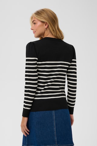 SAINT TROPEZ Sweter 'Mila' w kolorze czarny