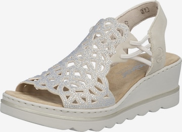 Rieker Босоножки в Бежевый: спереди