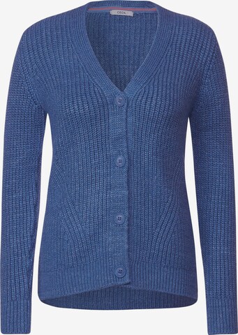 CECIL Knit Cardigan in Blue: front