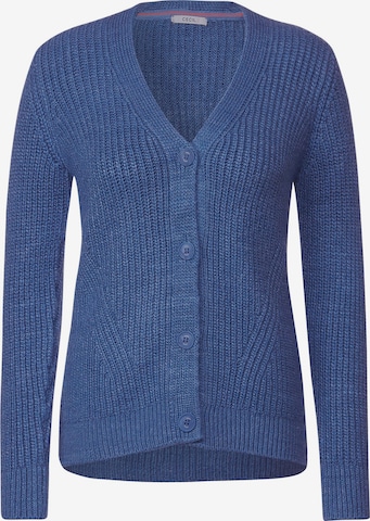 CECIL Knit Cardigan in Blue: front