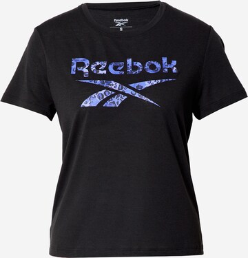 Reebok T-Shirt 'Modern Safari' in Schwarz: predná strana