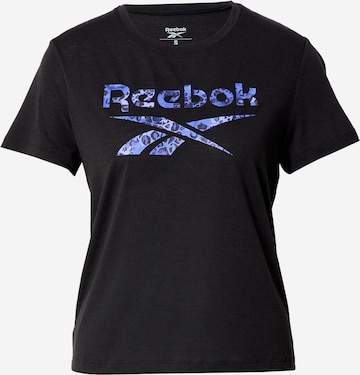 T-shirt fonctionnel 'Modern Safari' Reebok en noir : devant