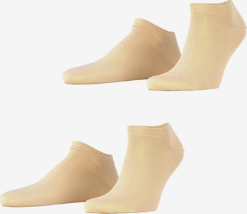 ESPRIT Füßlinge 'Basic Uni 2-Pack' in Beige: Vorderseite
