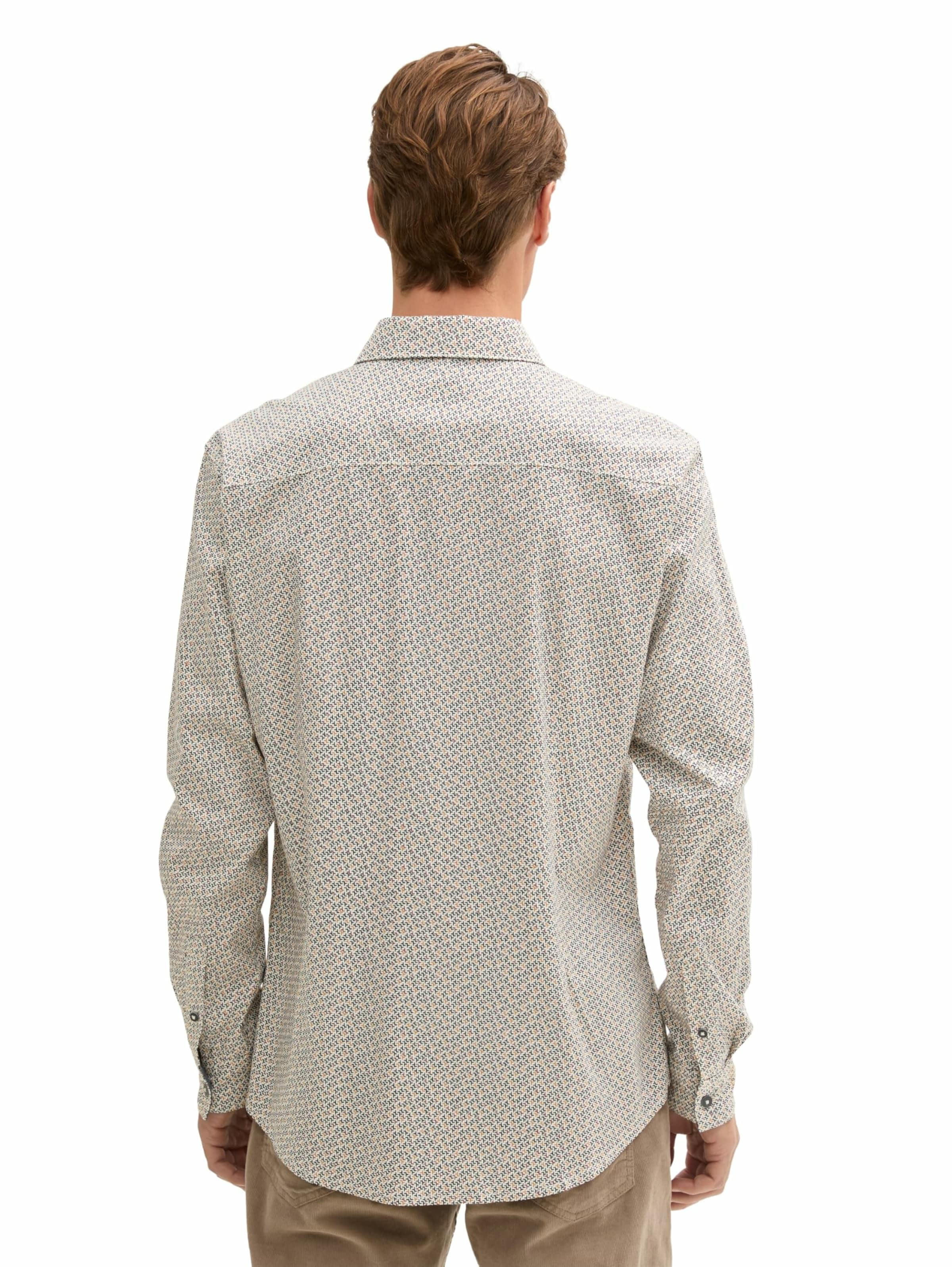 TOM TAILOR Regular Fit Hemd in Grau