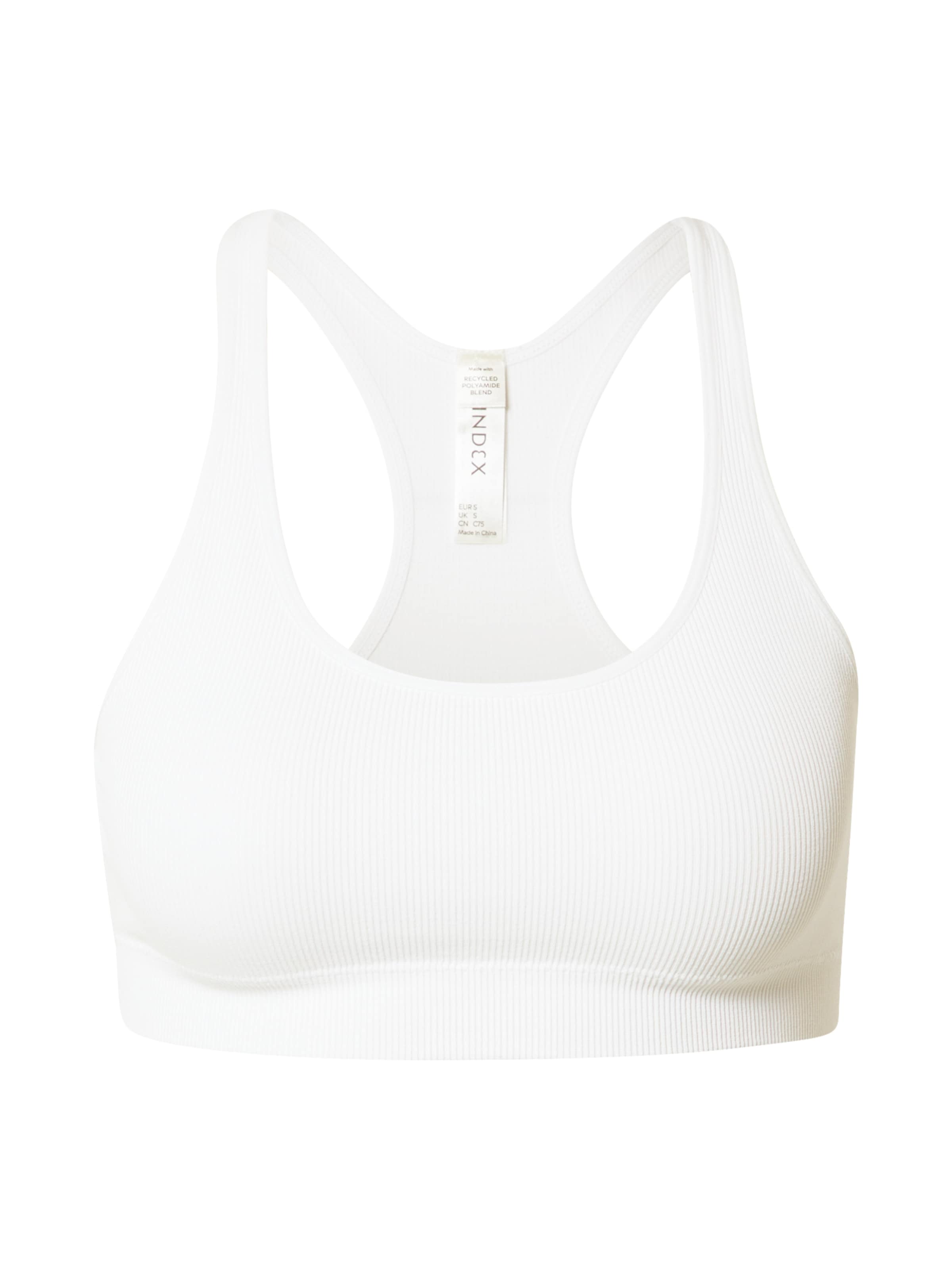 Lindex Bralette Bra in White: front