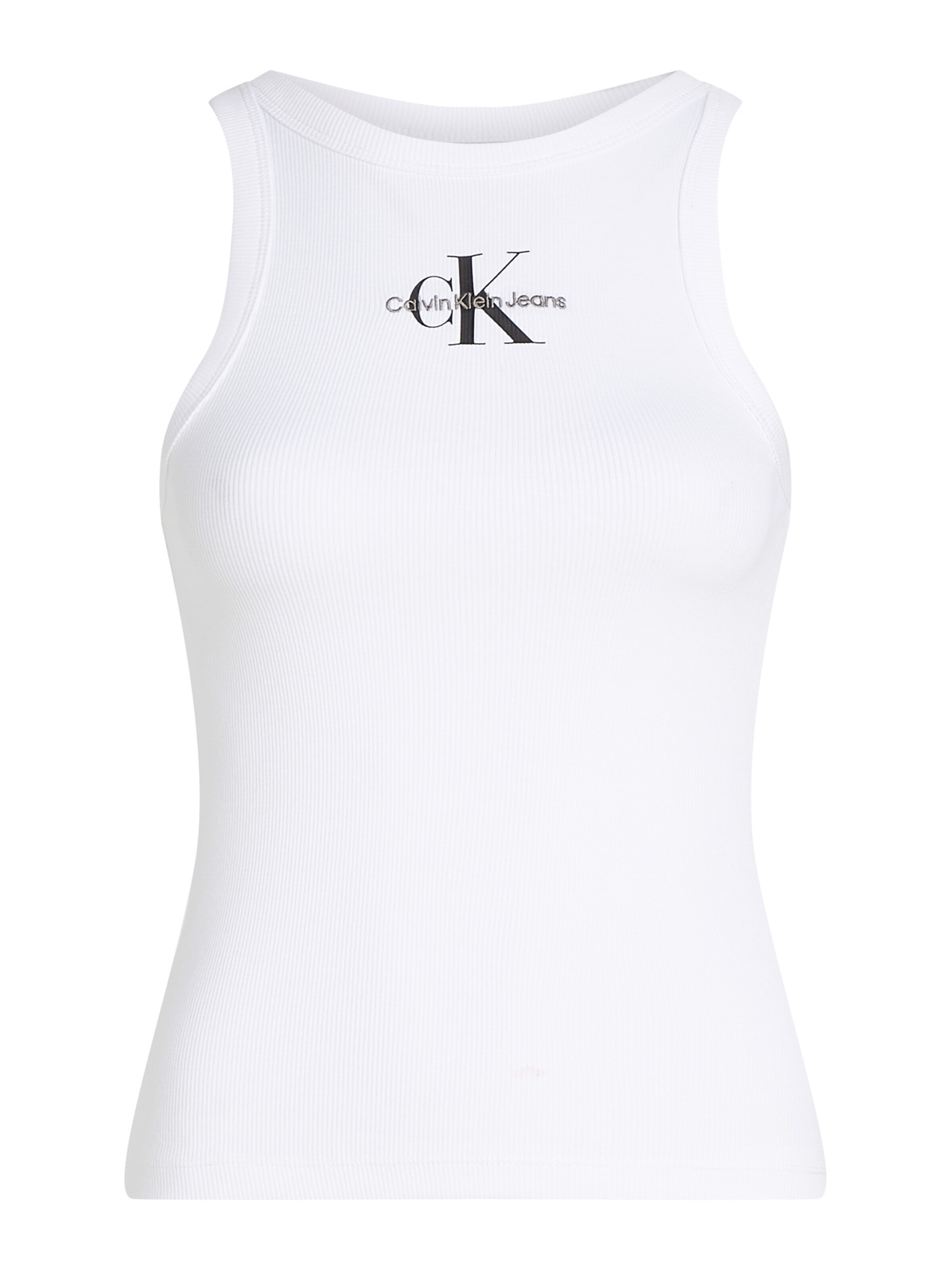 Haut Calvin Klein Jeans en blanc : devant