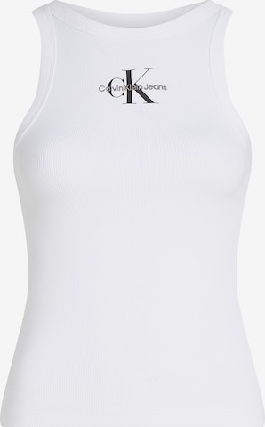 Calvin Klein Jeans Top in White: front