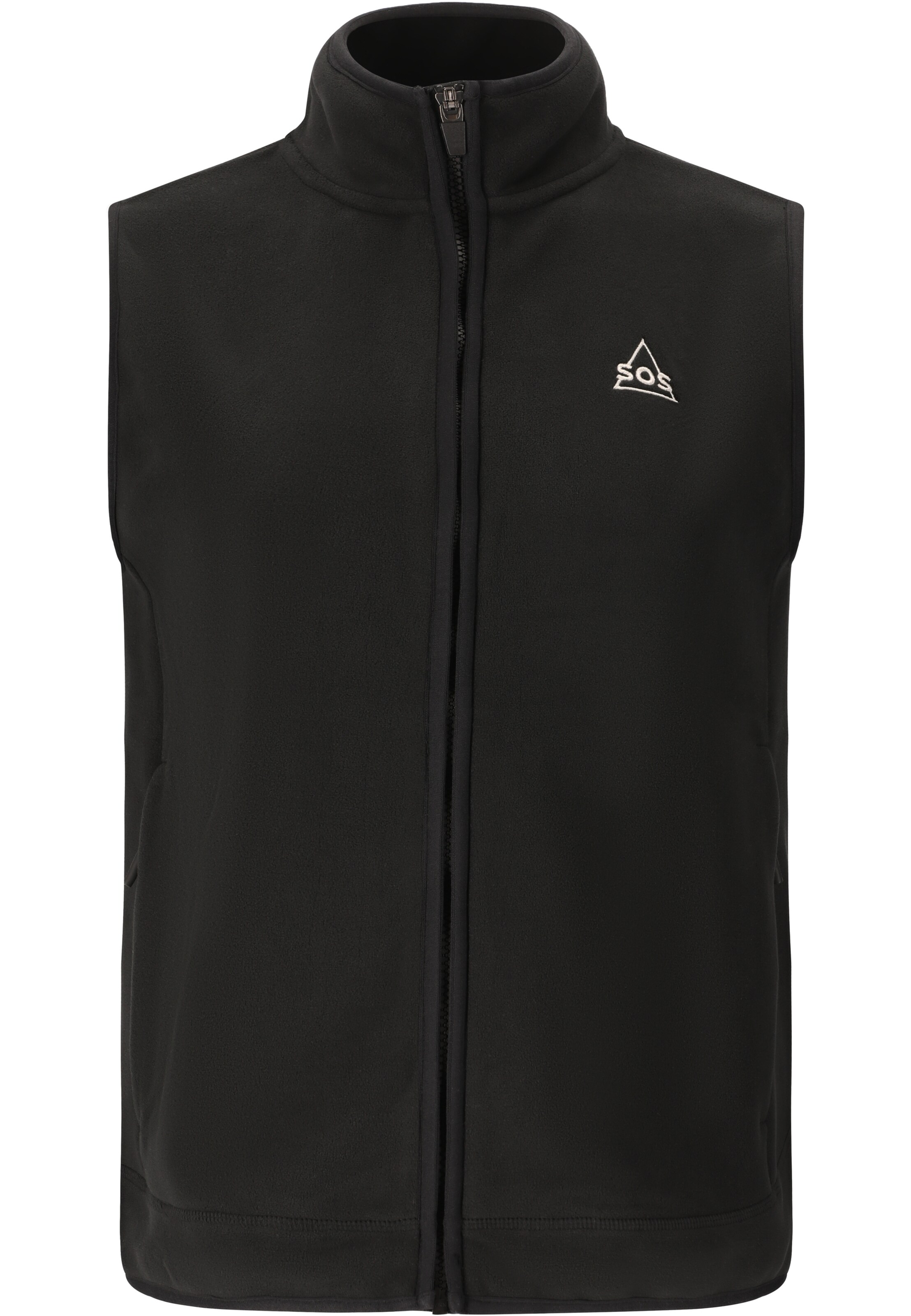 SOS Sportbodywarmer 'Draco' in Zwart: voorkant