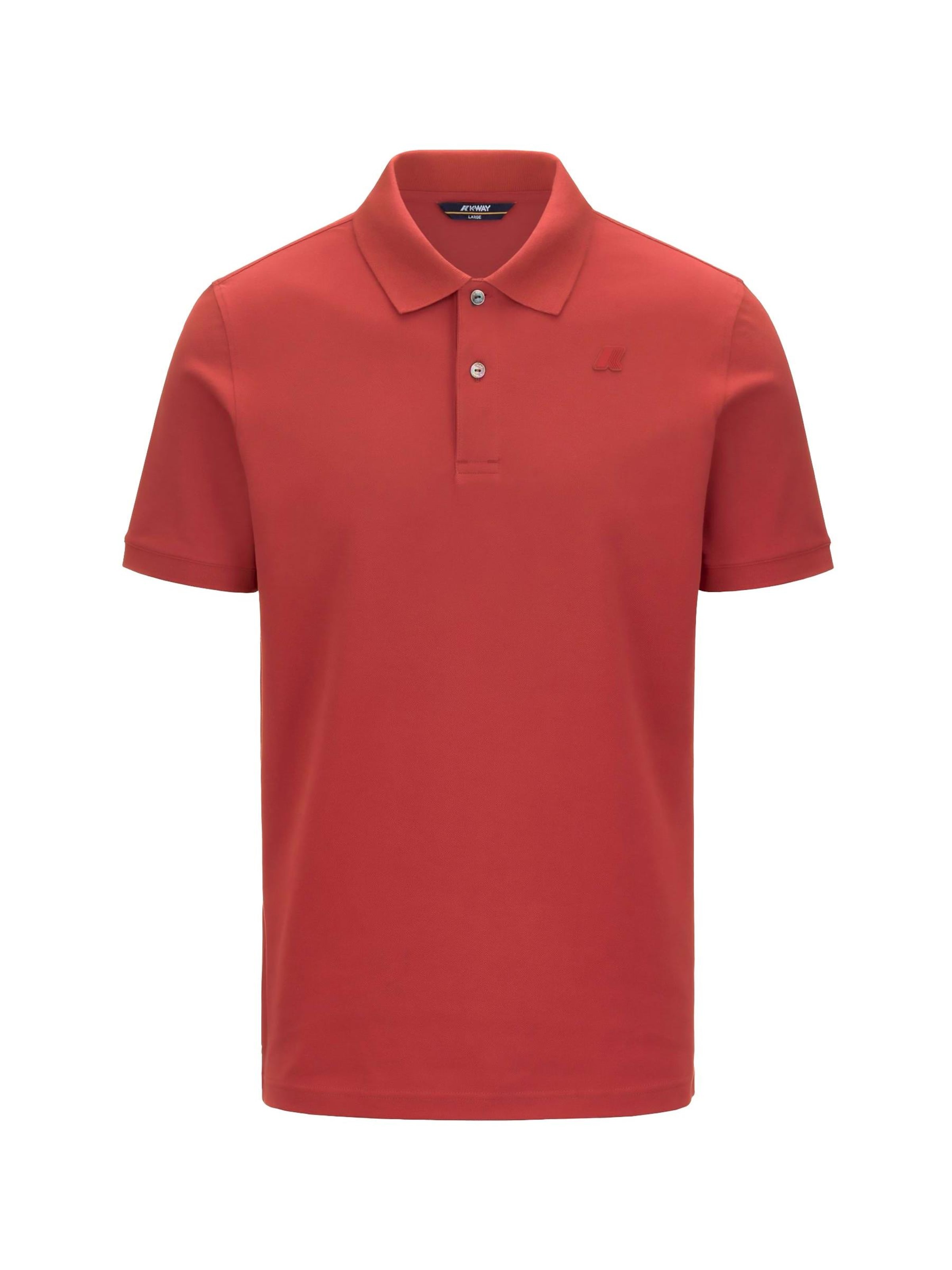 K-Way - Camiseta 'K-WAY AMEDEE PIQUE SLIM T-Shirt e Polo' en rojo: frente