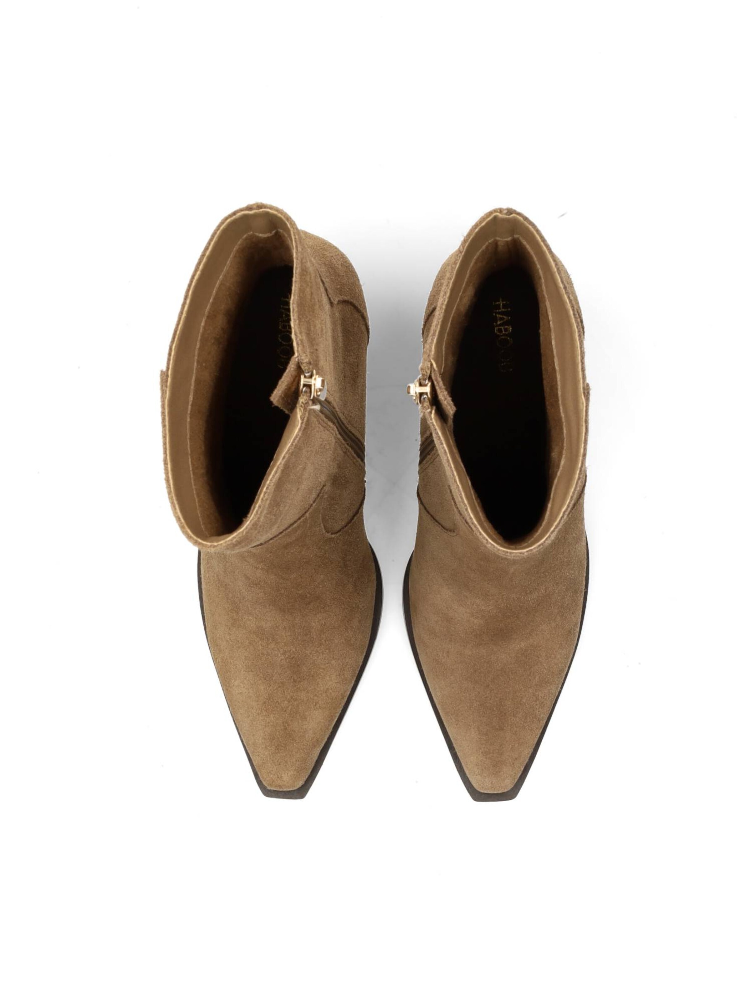 Haboob Enkellaarsjes 'BEAU' in Beige