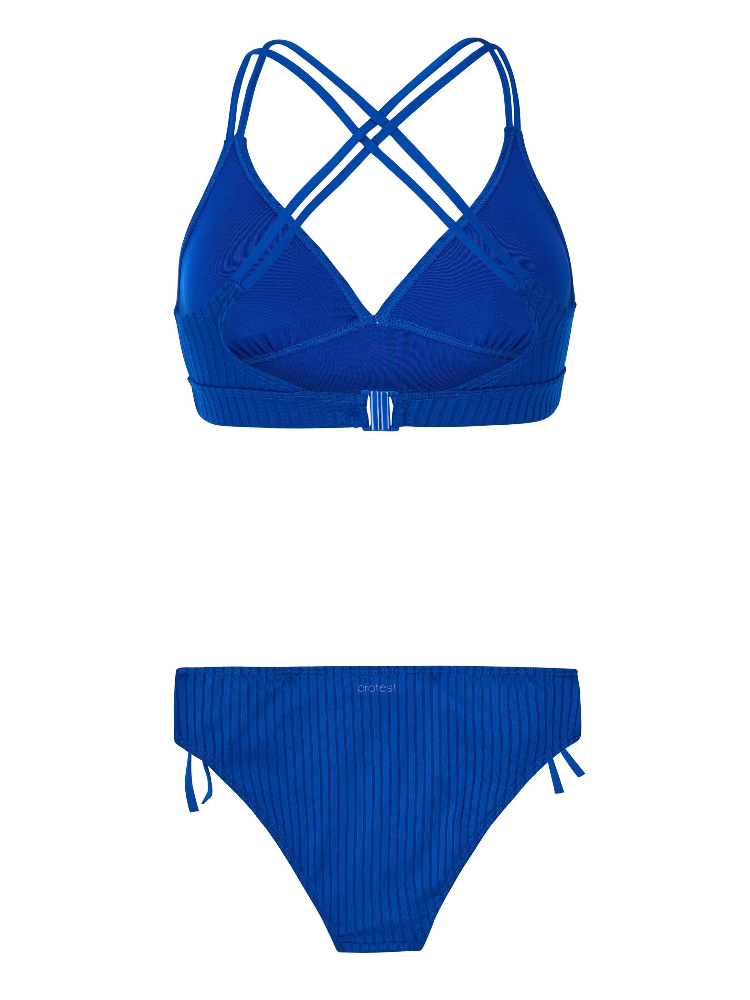 PROTEST Triangel Bikini 'PRTCosta' in Blauw