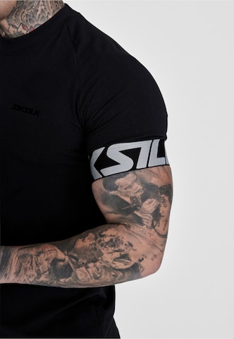 SikSilk Koszulka w kolorze czarny