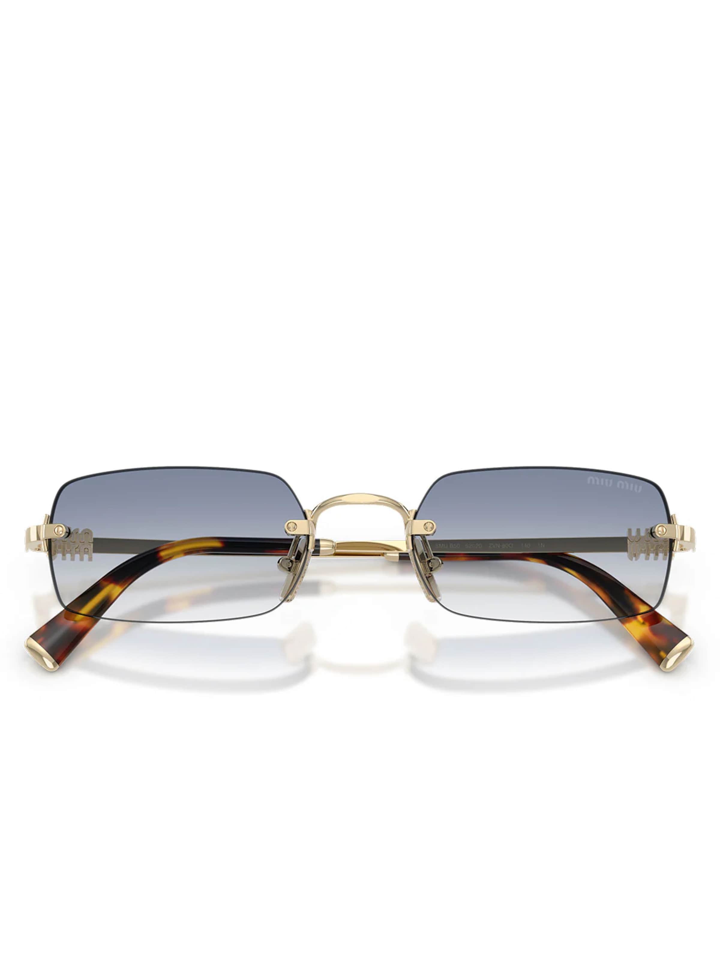 Miu Miu Sunglasses in Gold