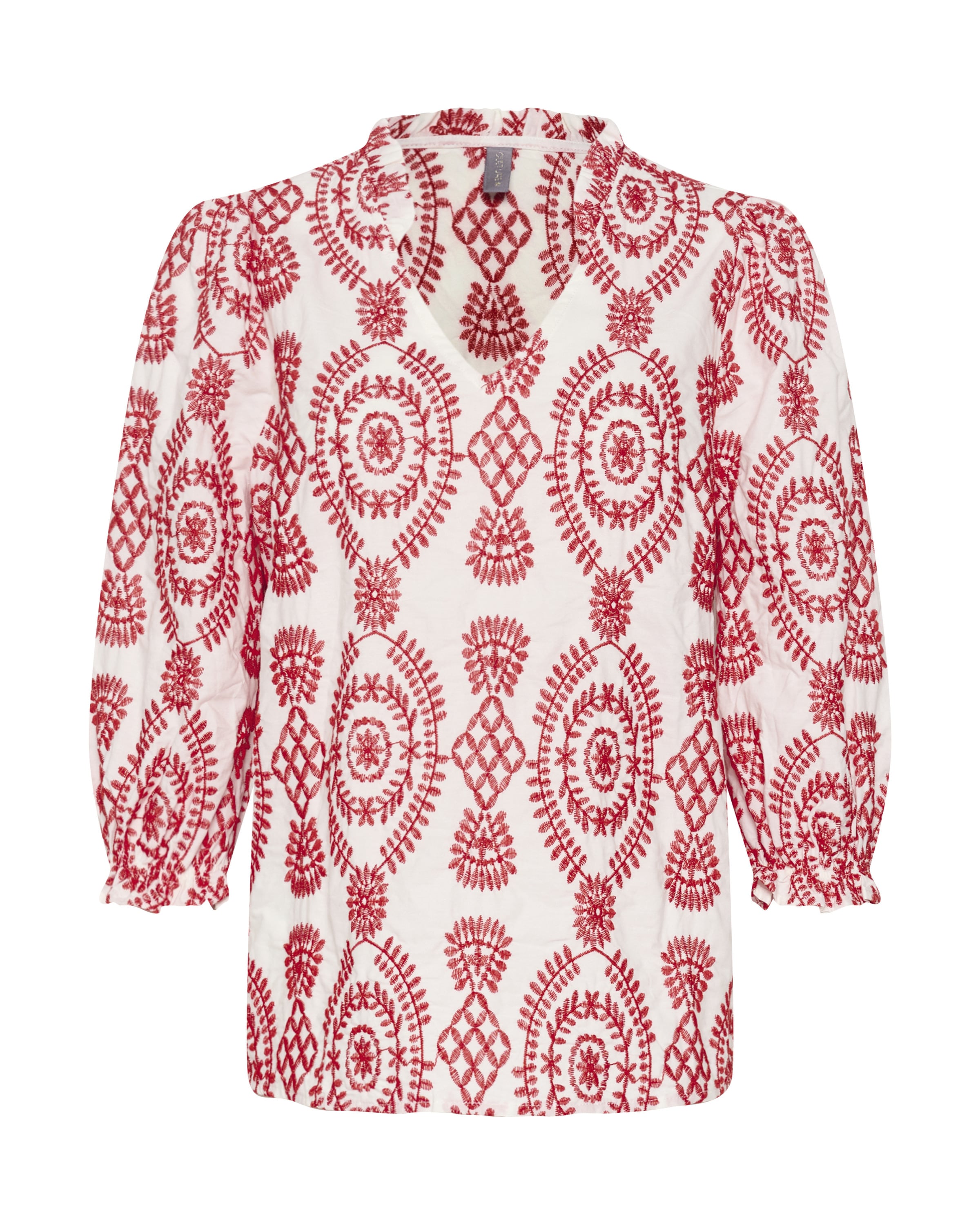 CULTURE Bluse i rød: forside