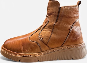 Begoria Boots 'ComfortRise Soft Leather Boot' in Beige: front