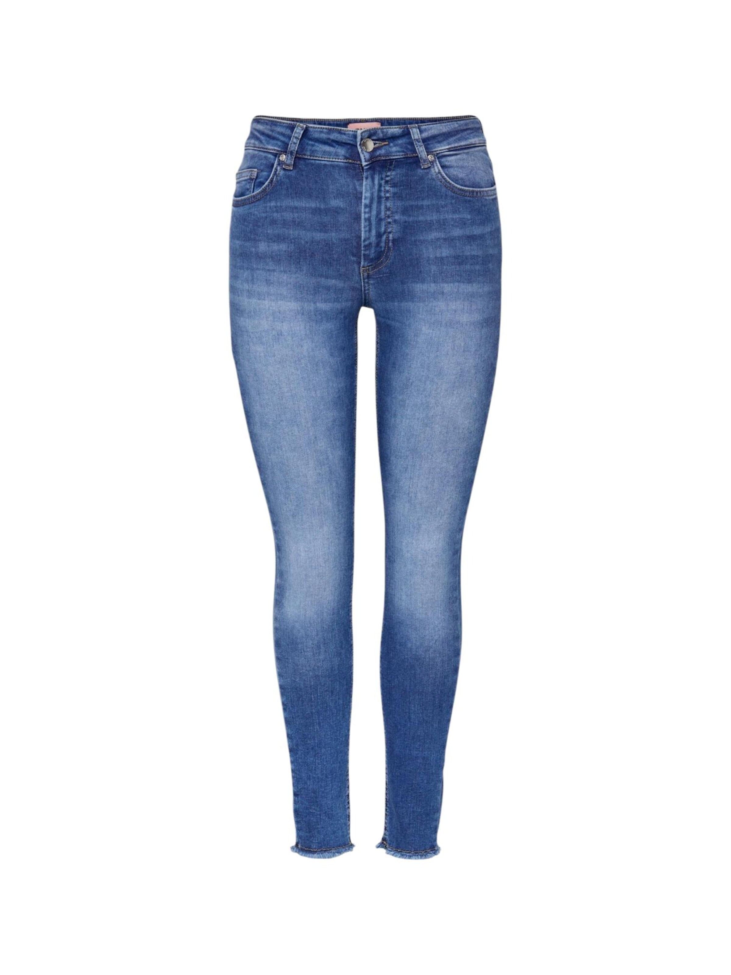 Skinny Jeans 'ONLBLUSH MIDSK ANKRAW REA12187 NOOS 15195681' di ONLY in blu