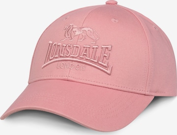 LONSDALE Czapka z daszkiem ' SALFORD ' w kolorze różowy: przód
