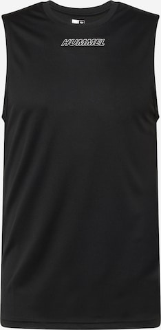 Hummel - Camiseta funcional en negro: frente