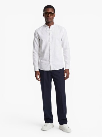 JACK & JONES Ohlapna forma Hlače z naborki 'JPSTBILL DIEGO' | modra barva