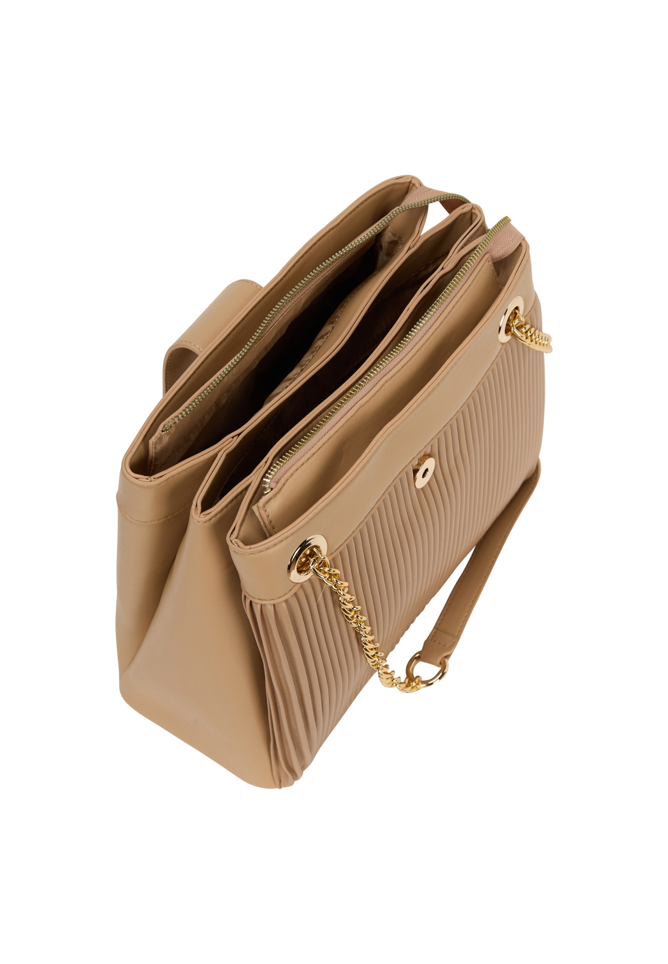 faina - Mala de ombro 'Back To Office' em bege