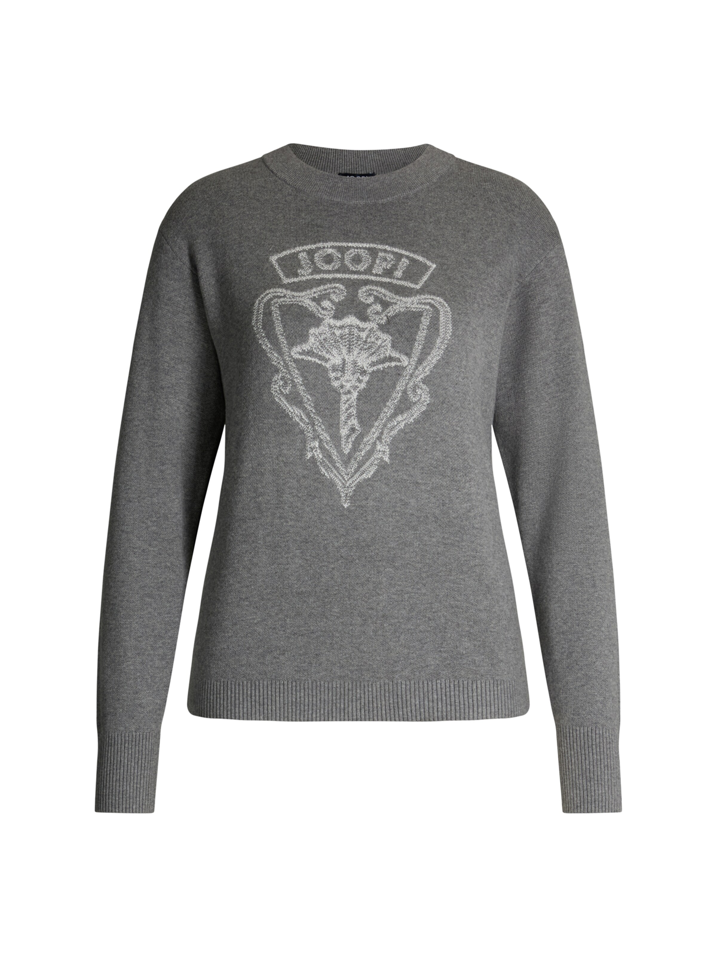 JOOP! Trui 'Karol' in Grijs: voorkant