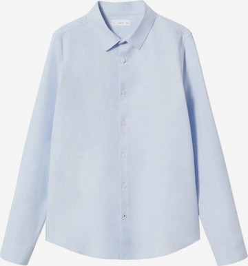 MANGO TEEN Regular fit Button Up Shirt in Blue: front