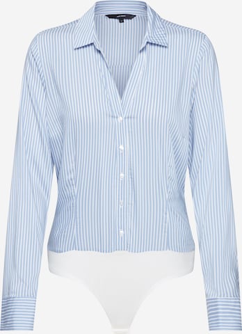 Body a camicia 'ERIKA' di VERO MODA in blu: frontale