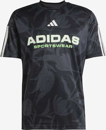 T-Shirt fonctionnel 'Tiro' ADIDAS SPORTSWEAR en noir : devant