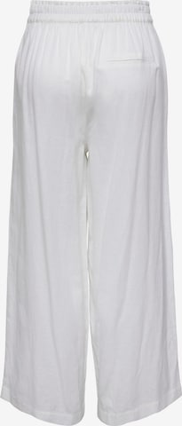 ONLY Wide leg Trousers 'Tokyo' in White