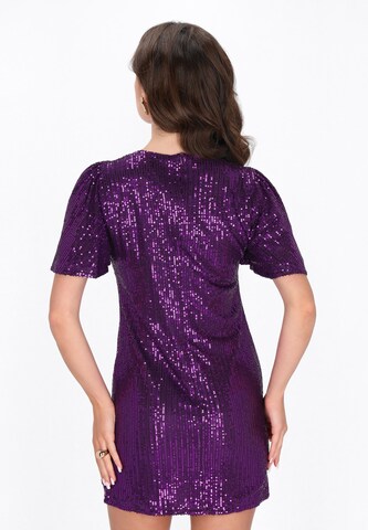 faina Cocktailjurk in Lila