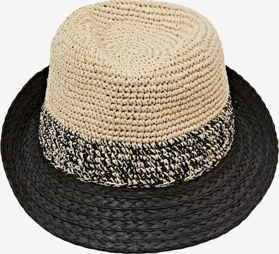 ESPRIT Hut in kitt / schwarz, Produktansicht