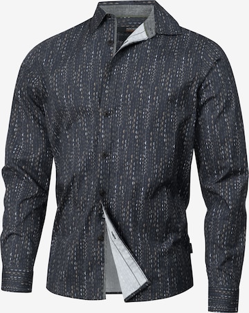 INDICODE JEANS Hemd in Grau: Vorderseite