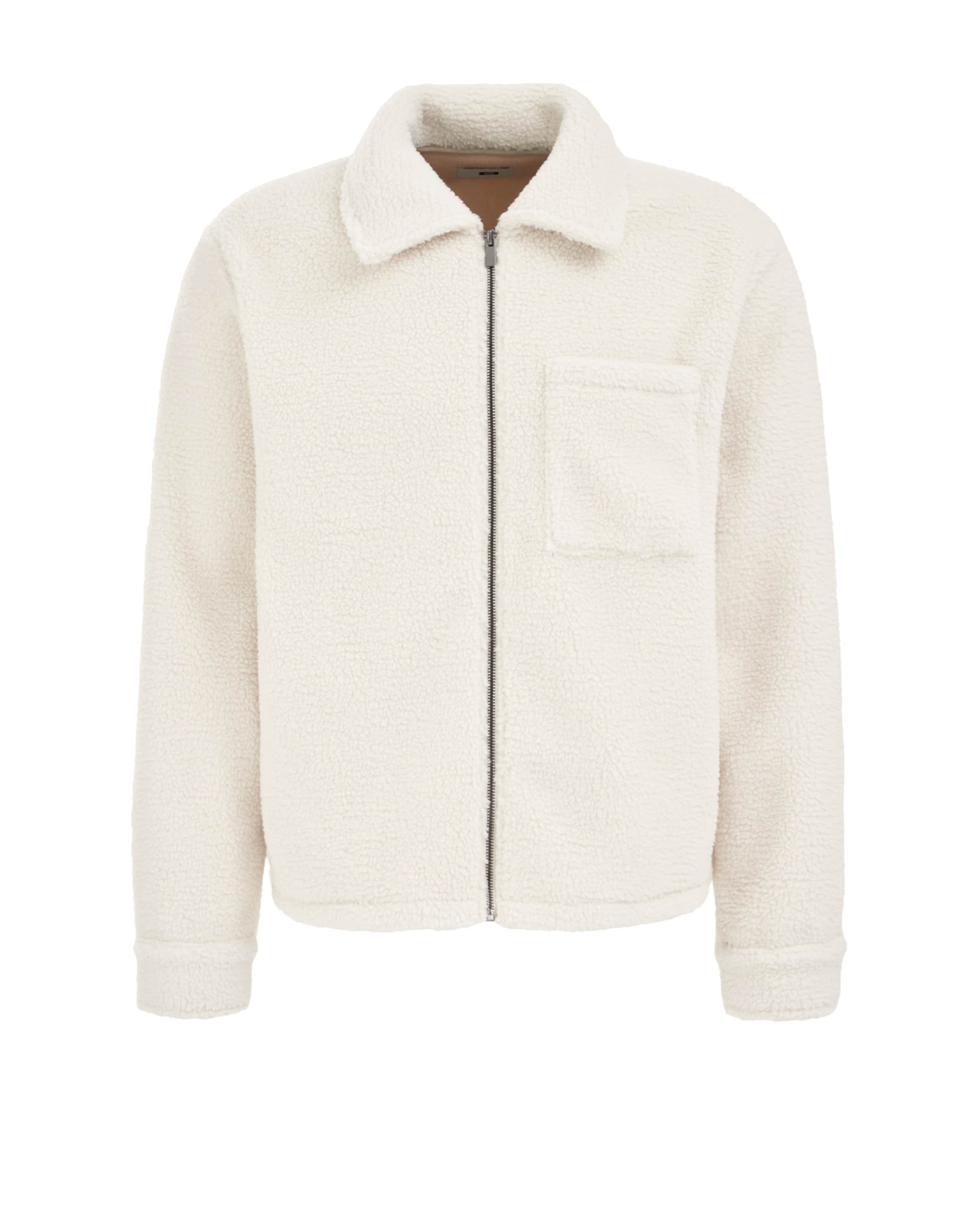 WE Fashion Between-Season Jacket in White: front