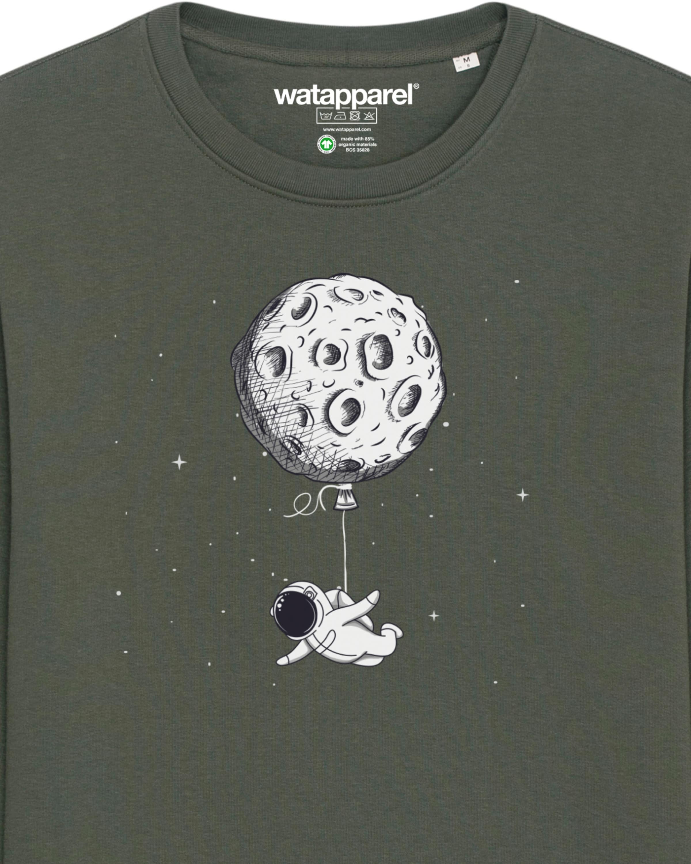 Sweat-shirt 'Funny Spaceman' Watapparel en vert