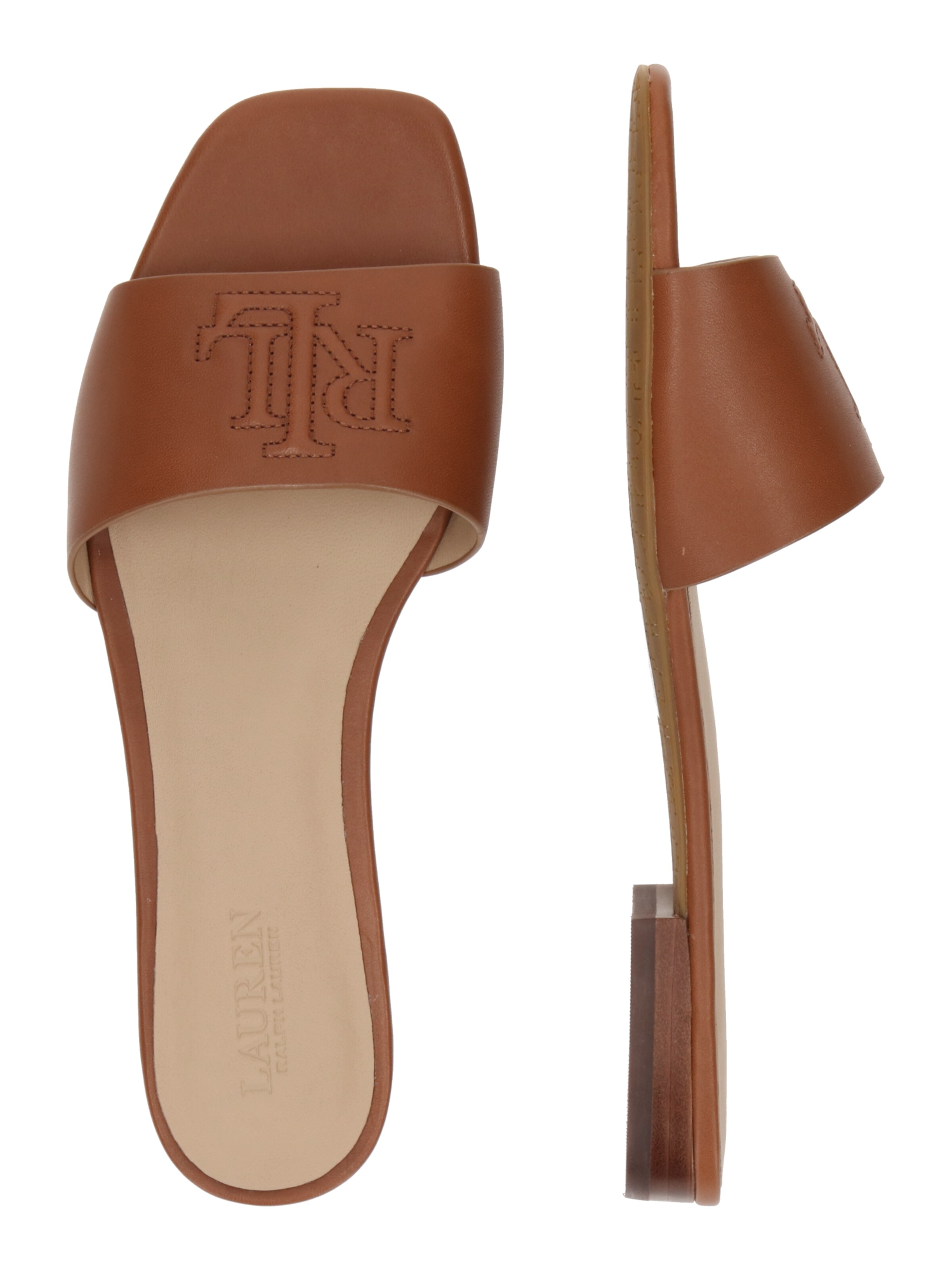 Saboți 'EVERLEY' de la Lauren Ralph Lauren pe maro