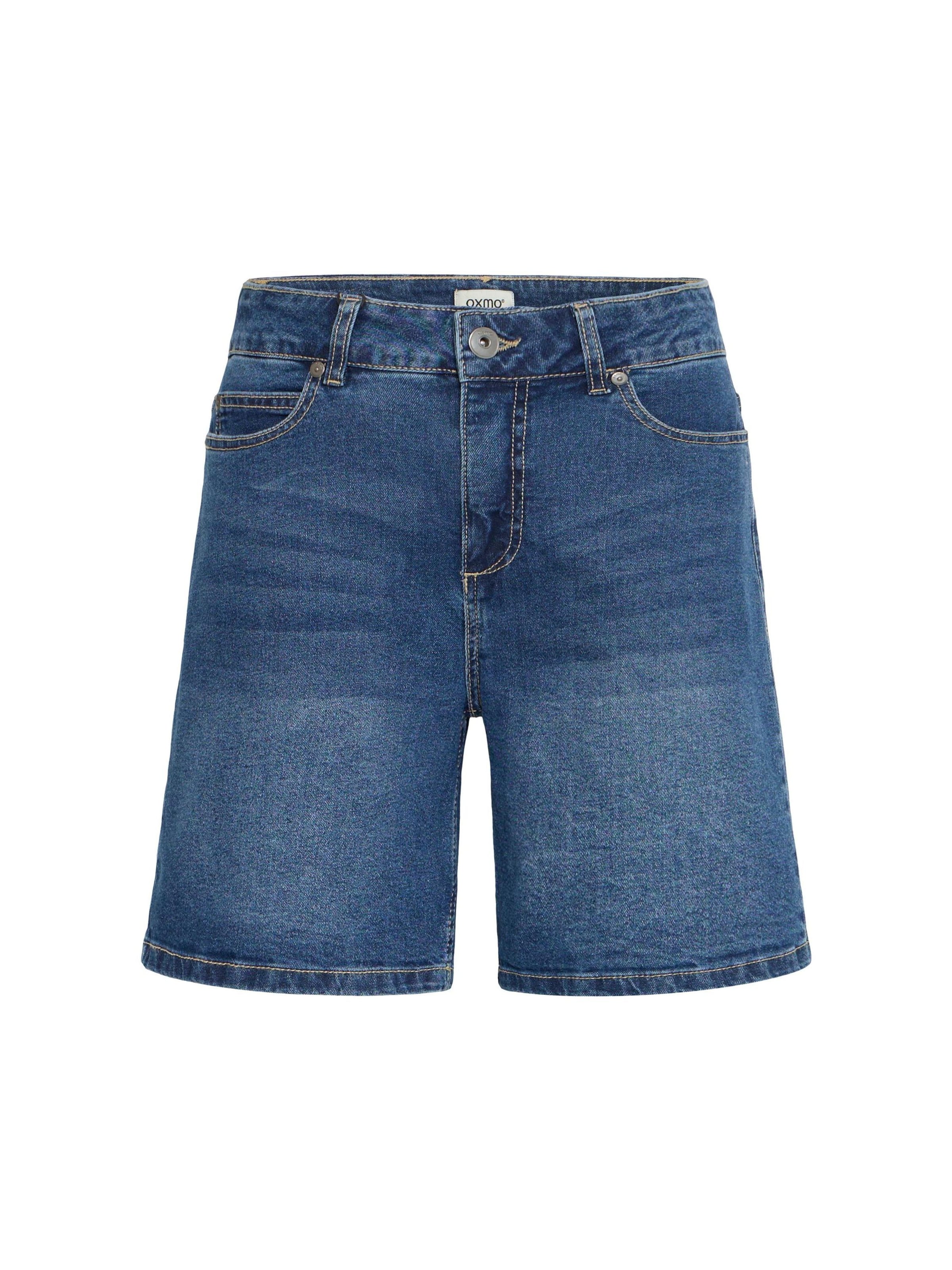 Oxmo Shorts 'Mira' in Blau: Vorderseite