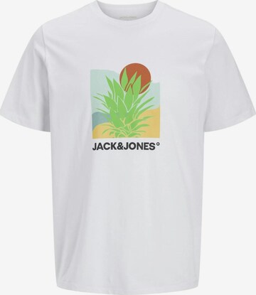 T-Shirt JACK & JONES en blanc : devant