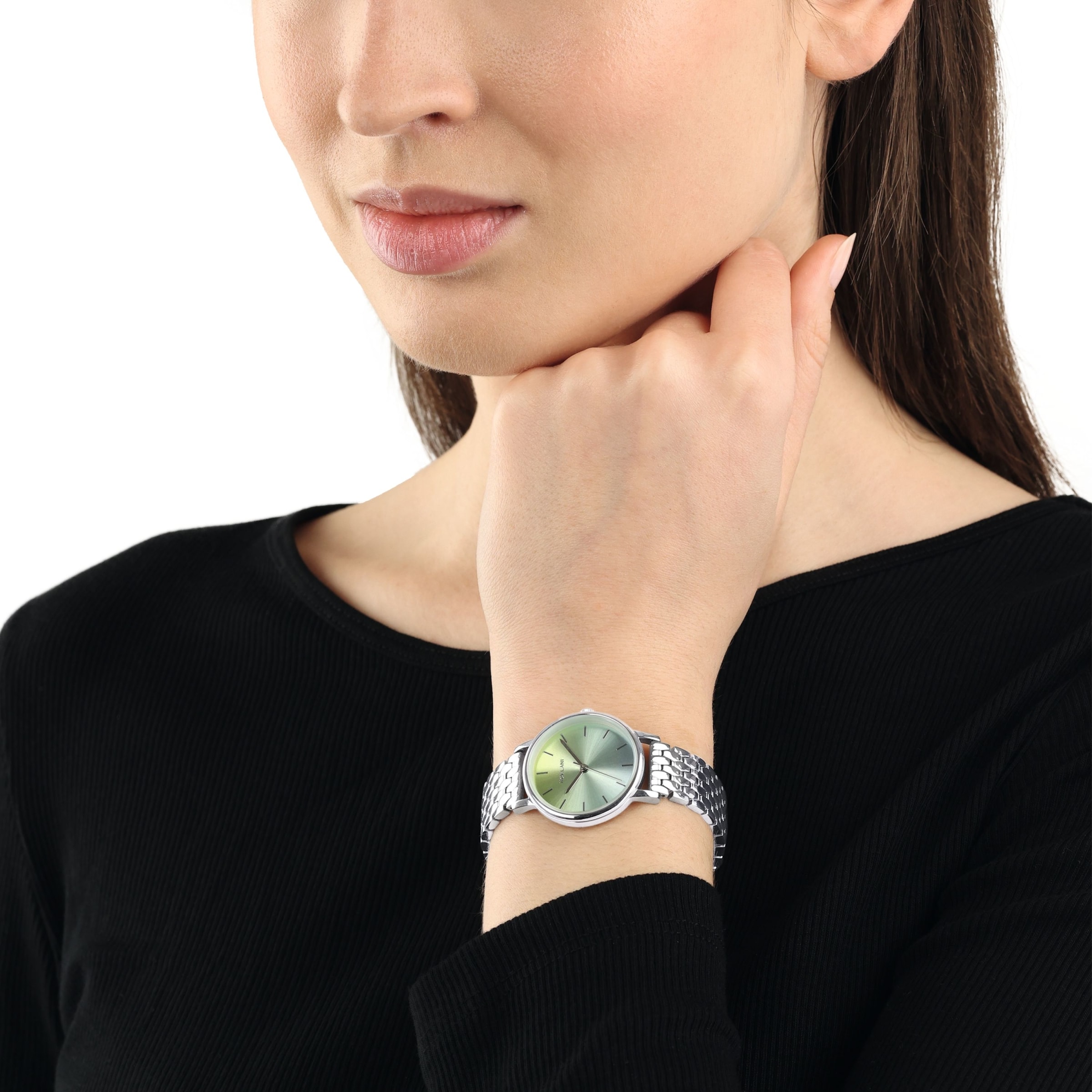 NOELANI Analoguhr in Silber