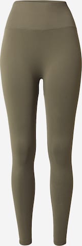 Skinny Pantaloni sport de la Aim'n pe verde: față