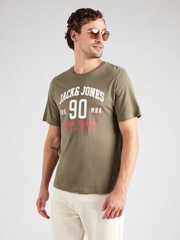 JACK & JONES Póló 'JJETHAN' - szürke: elől
