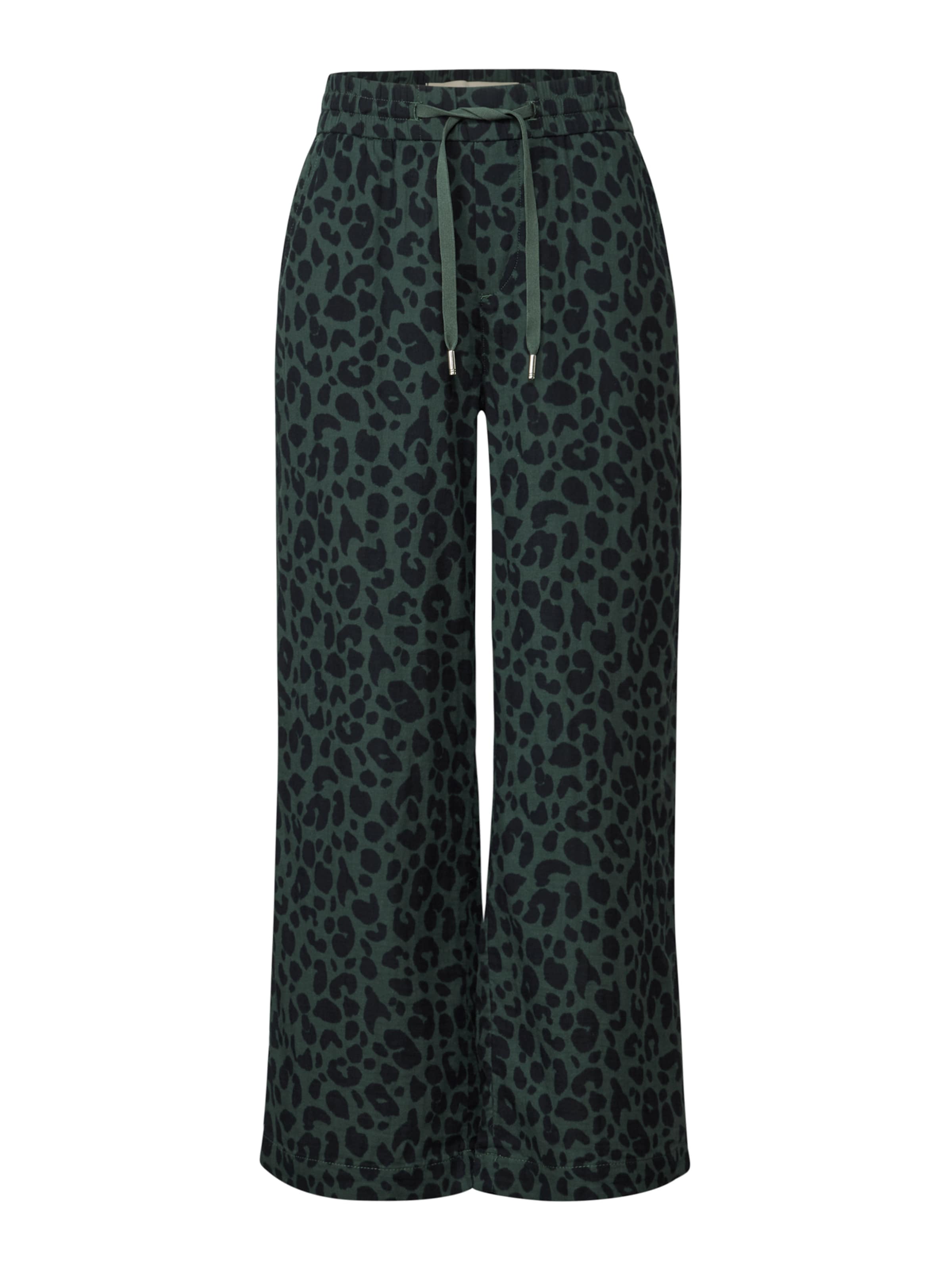 STREET ONE Wide leg Trousers in Green: front