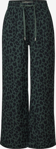 žalia STREET ONE Plačios klešnės Kelnės: priekis