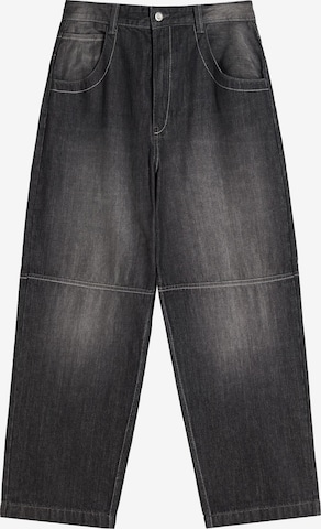 Bershka Дънки в черно: отпред