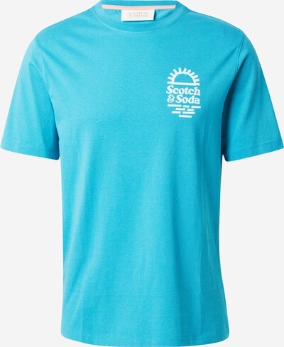SCOTCH & SODA Shirt in de kleur Azuur / Wit, Productweergave