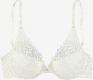 s.Oliver Push-up BH in Beige: voorkant