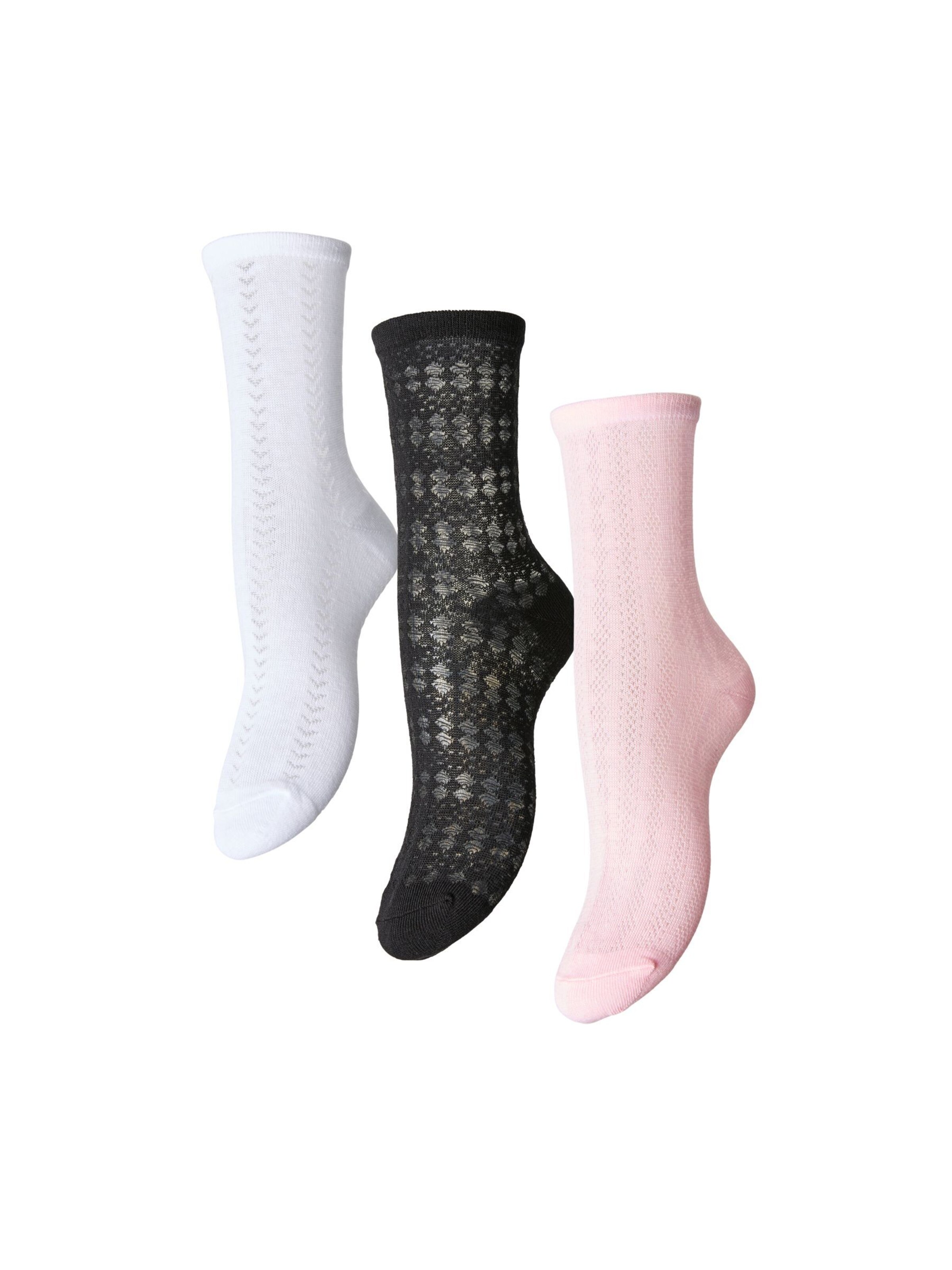 Chaussettes PIECES en mélange de couleurs : devant