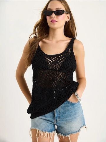 Bianco Lucci - Top de malha em preto