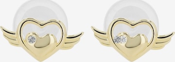 Akzent Earrings '"Yuki" aus 925 Sterlingsilber, rhodiniert, langlebig' in Gold: front